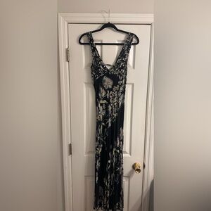 Intimately by Free People Floral Black Dress